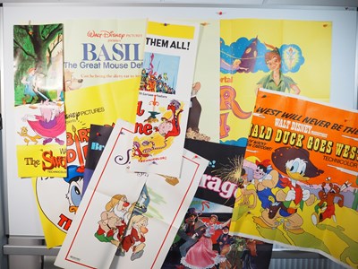 Lot 96 - A selection of WALT DISNEY UK Quad film...