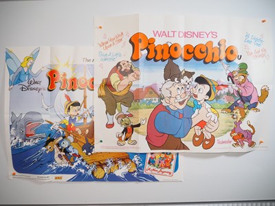 Lot 95 - A pair of UK Quad film posters for WALT DISNEY'...