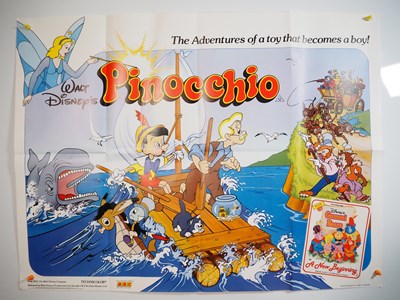 Lot 95 - A pair of UK Quad film posters for WALT DISNEY'...