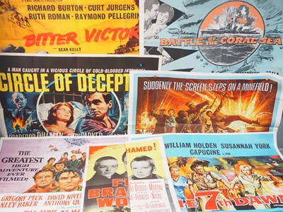 Lot 74 - A small quantity of War film UK Quad posters...