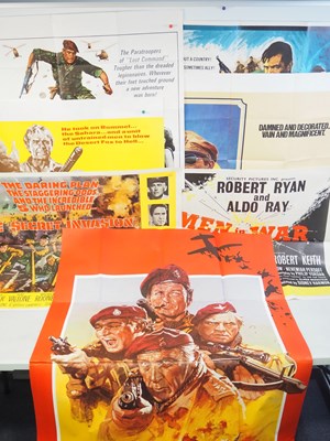 Lot 73 - A small quantity of War film UK Quad film...