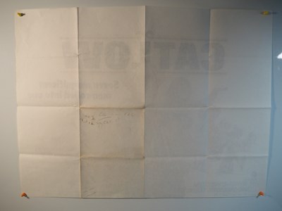 Lot 84 - CATLOW (1971) Putzu Art - UK Quad film poster -...