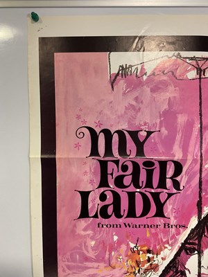 Lot 141 - MY FAIR LADY (1964) A US one-sheet movie...