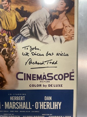 Lot 266 - A collection of 3 signed US insert movie...