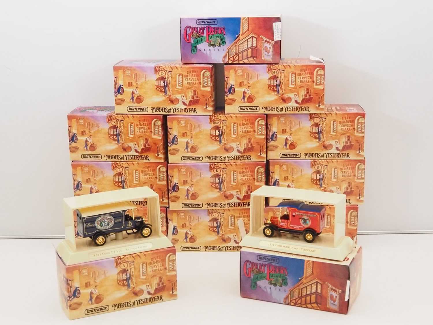 Lot 25 - A group of MATCHBOX COLLECTIBLES diecast vans...