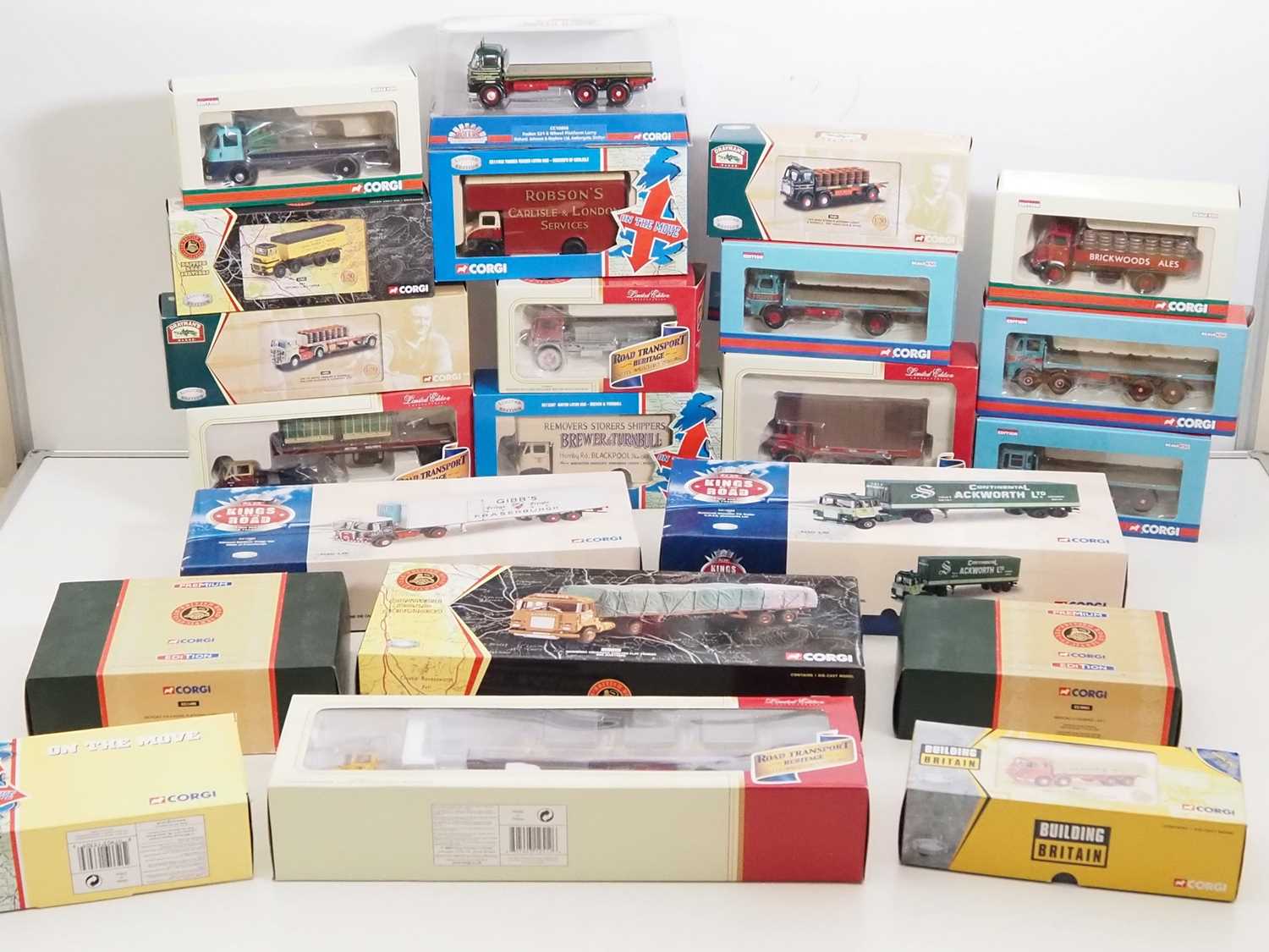 Lot 46 - A group of CORGI 1:50 scale articulated and...