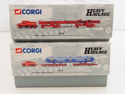 Lot 61 - A pair of CORGI 1:50 scale 'Heavy Haulage'...