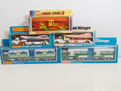 Lot 77 - A group of MATCHBOX Super Kings articulated...