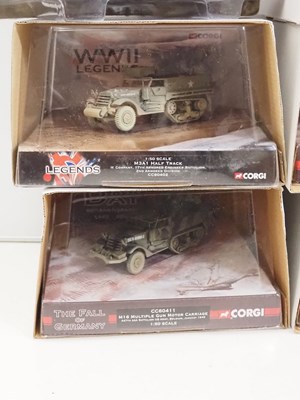 Lot 81 - A group of CORGI 1:50 scale diecast tank...