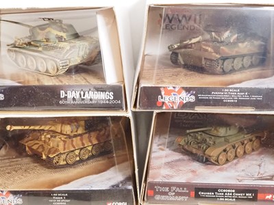 Lot 81 - A group of CORGI 1:50 scale diecast tank...