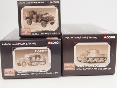Lot 82 - A group of CORGI 1:50 scale diecast tanks and...
