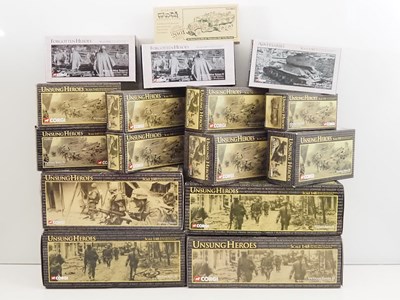 Lot 88 - A group of CORGI diecast military tanks,...