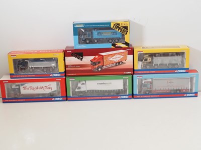 Lot 102 - A group of CORGI 1:50 scale diecast rigid...