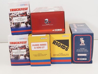 Lot 107 - A group of CORGI 1:50 scale diecast lorry...