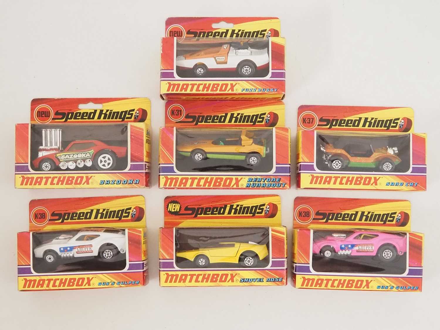 Lot 123 - A group of vintage diecast MATCHBOX Speed...