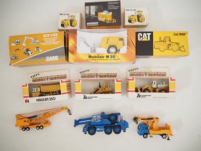 Lot 125 - A group of diecast construction equipment by...