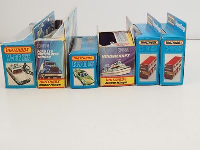 Lot 127 - A group of vintage MATCHBOX diecast Super...