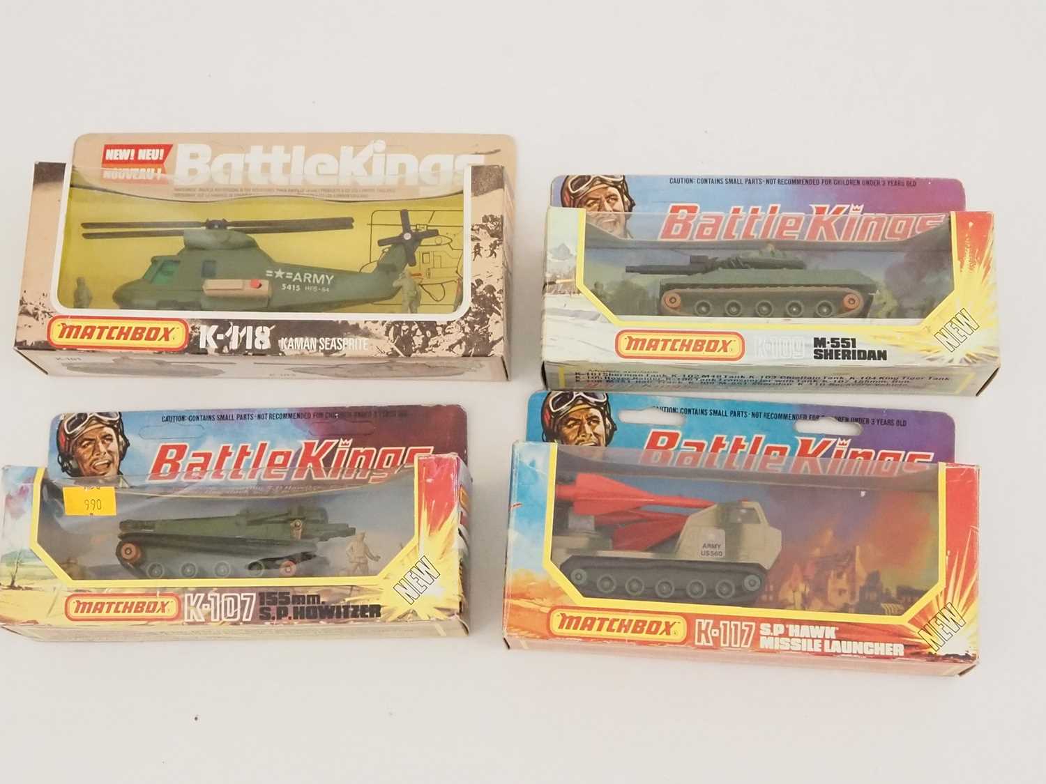 Lot 128 - A group of MATCHBOX BATTLE KINGS diecast...