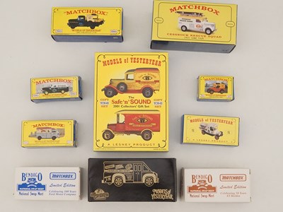 Lot 142 - A group of MATCHBOX MODELS OF YESTERYEAR code...