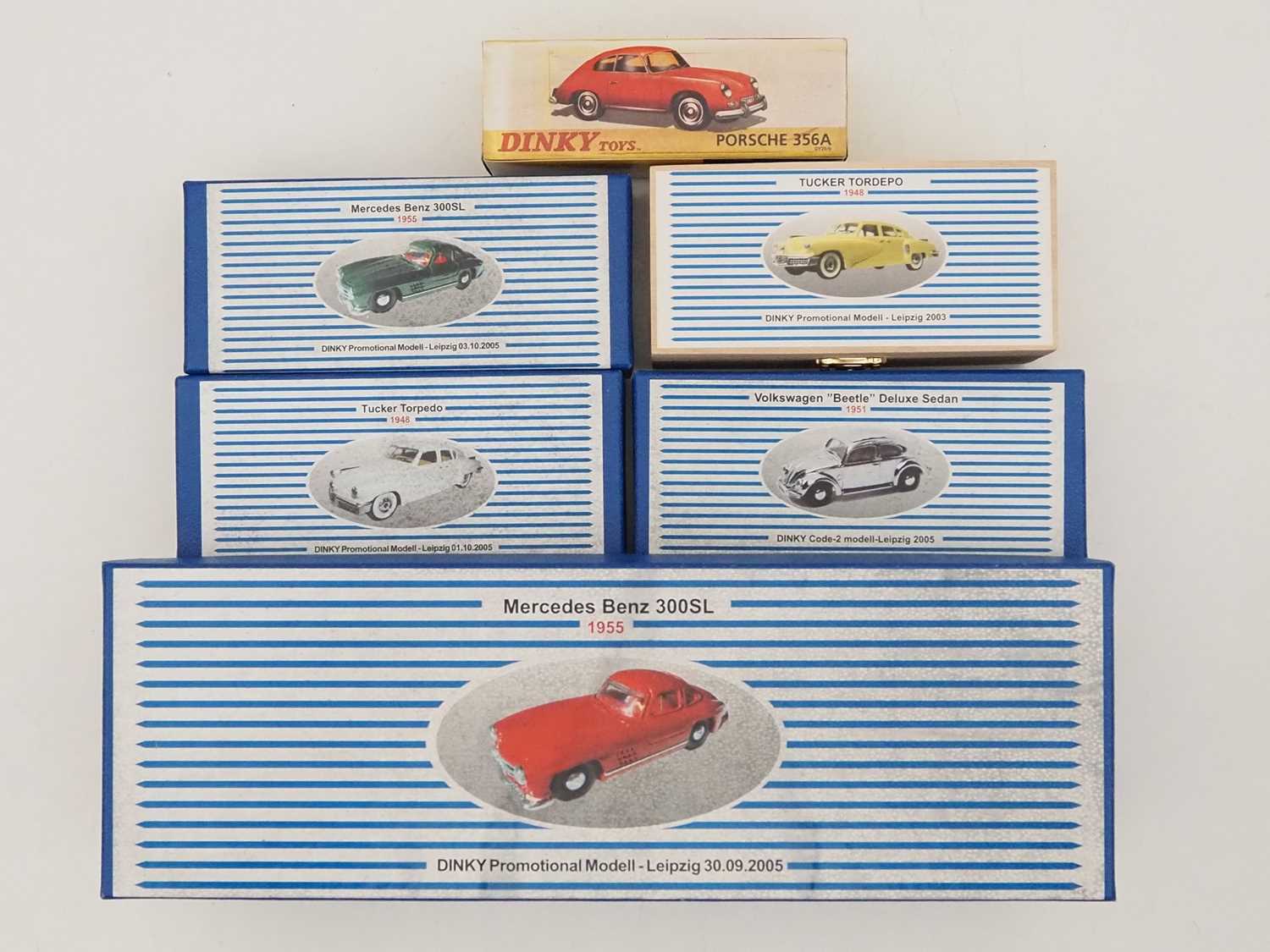 Lot 144 - A group of DINKY Code 2 diecast models all...