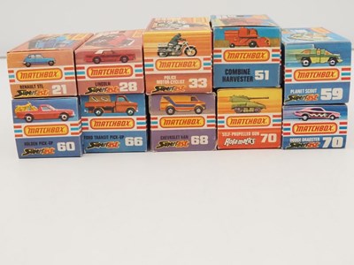 Lot 159 - A group of MATCHBOX SUPERFAST diecast vehicles...