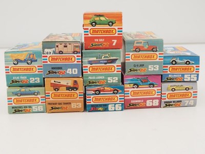 Lot 163 - A group of MATCHBOX SUPERFAST diecast vehicles...