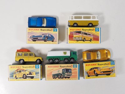 Lot 168 - A group of early MATCHBOX SUPERFAST diecast...