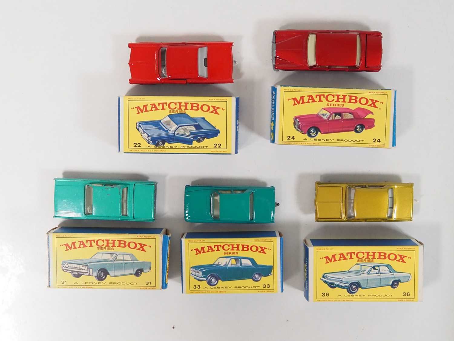 Lot 172 - A group of MATCHBOX Regular Wheels in Type E2,...