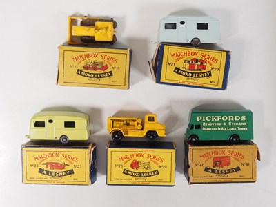 Lot 175 - A group of MATCHBOX Regular Wheels in Type B...