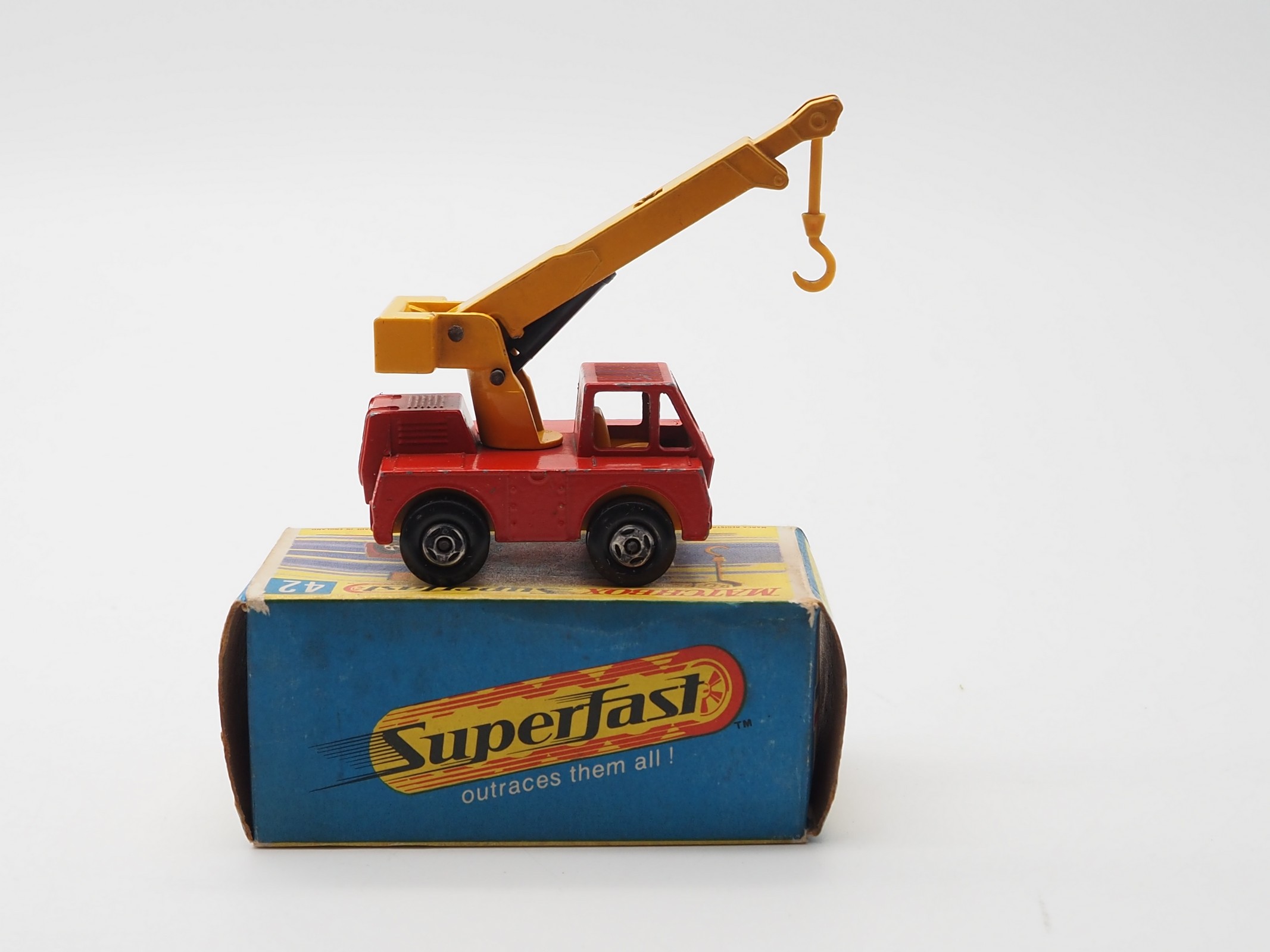 Lot 182 - A MATCHBOX SUPERFAST 42A Iron Fairy Crane in