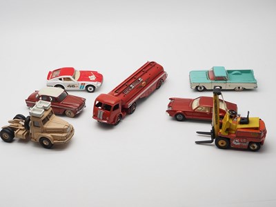 Lot 184 - A group of unboxed DINKY, FRENCH DINKY and...