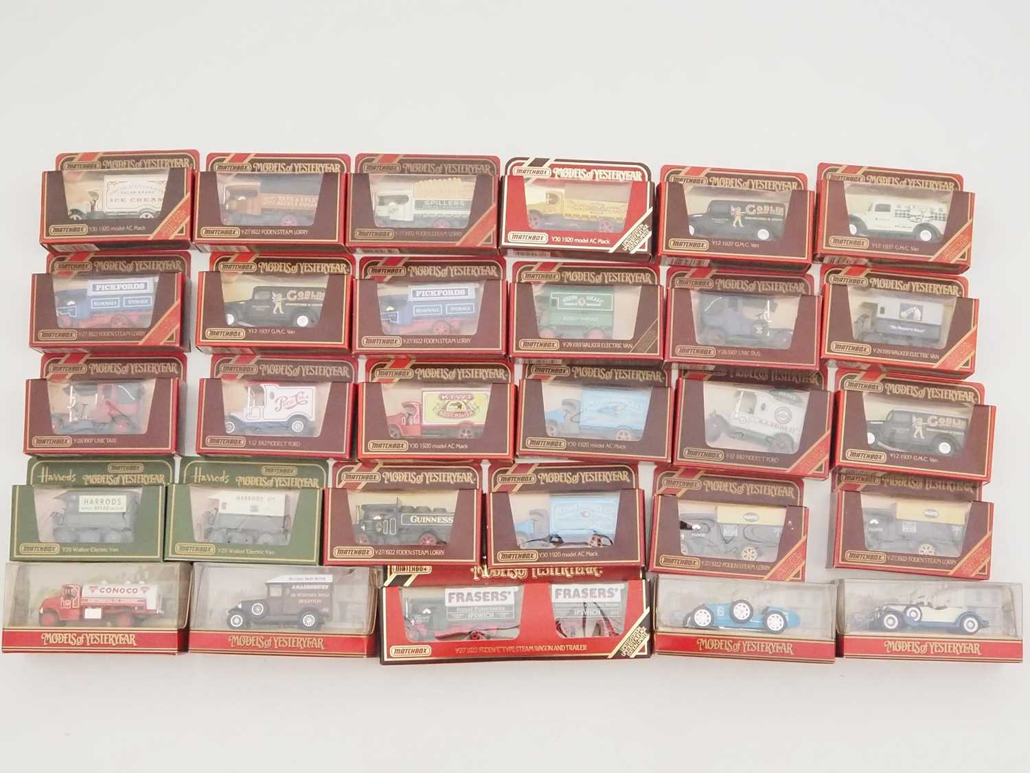 Lot 198 - A tray of MATCHBOX OF MODELS OF YESTERYEAR...