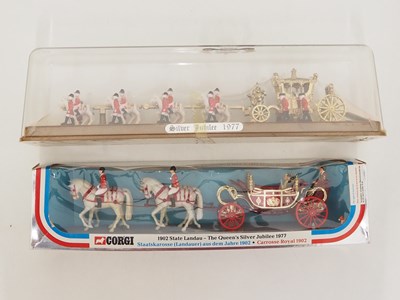 Lot 200 - A pair of diecast Queen's Silver Jubilee state...