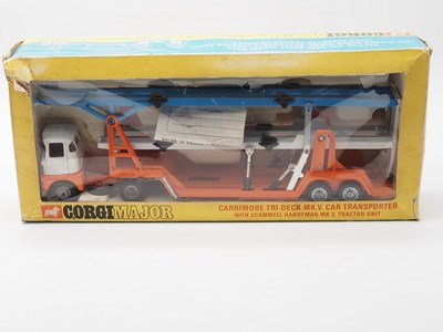 Lot 208 - A CORGI MAJOR 1146 Carrimore Tri-Deck MKV car...