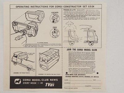 Lot 209 - A CORGI TOYS GS24 Constructor Set (Commer 3/4...