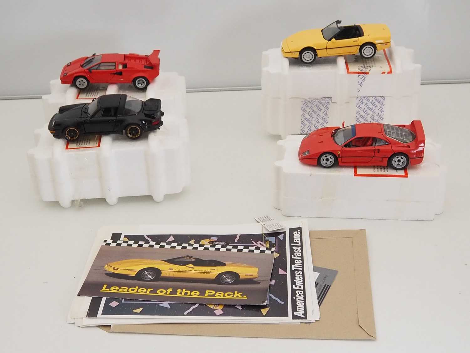 Lot 212 - A group of FRANKLIN MINT 1:24 scale diecast...