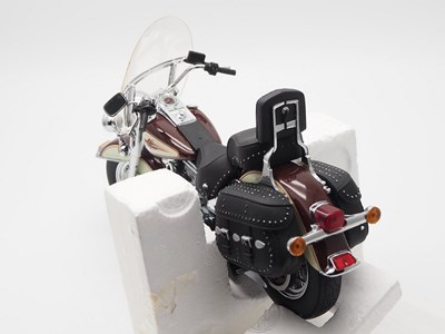 Lot 217 - A FRANKLIN MINT 1:10 scale diecast Harley...