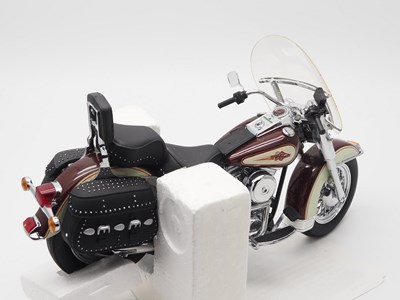 Lot 217 - A FRANKLIN MINT 1:10 scale diecast Harley...