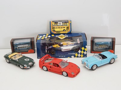 Lot 224 - A mixed group of diecast comprising 3 x 1:18...