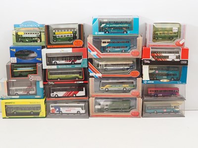 Lot 231 - A group of 1:76 scale diecast buses by...