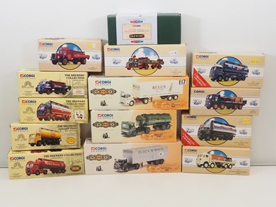 Lot 232 - A group of CORGI CLASSICS diecast vans and...