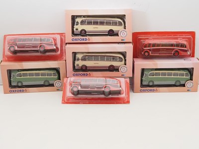 Lot 238 - A group of 1:43 scale diecast buses by OXFORD...