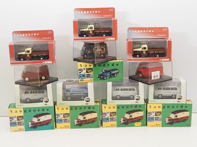 Lot 239 - A group of 1:43 scale diecast vans and lorries...