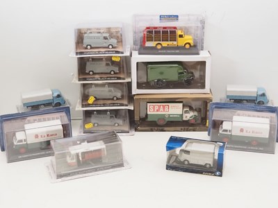 Lot 248 - A group of 1:43 scale diecast vans and lorries...