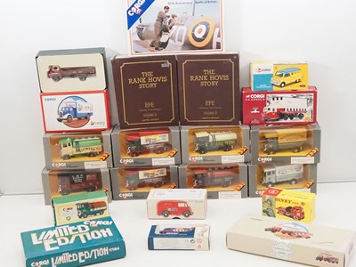 Lot 249 - A quantity of mixed diecast vans and lorries...