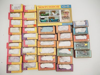 Lot 255 - A tray of vintage MATCHBOX MODELS OF...