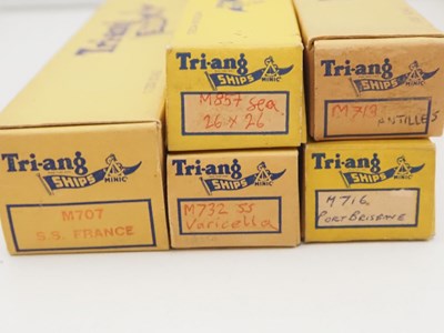 Lot 271 - A group of TRIANG MINIC diecast ships...