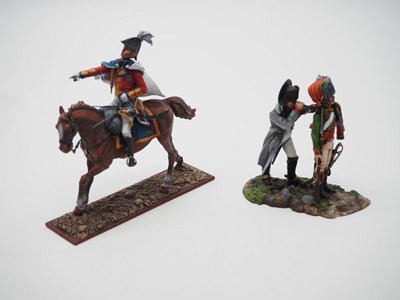 Lot 288 - A Pair of Russian hand cast Napoleonic figures...