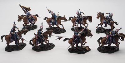 Lot 302 - A group of eight Napoleonic Polish Lancers by...