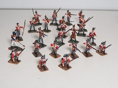 Lot 306 - A group of 24 Napoleonic British infantrymen...